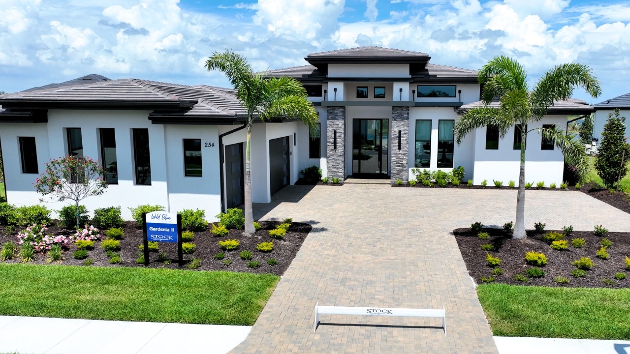 Tour One Of Florida’s Most Desirable Modern Luxury Floorplans | The Gardenia II from Stock Homes