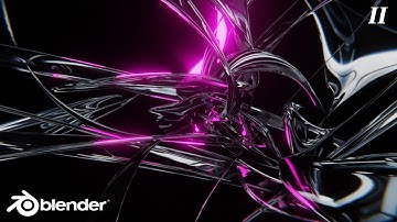 Animating an Abstract Chrome/Metaheart Shape in Blender 3D