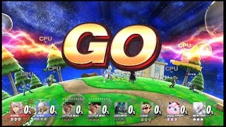 Super Smash Bros Wii U - 8 Player Smash Mario Galaxy