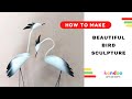 How to make an easy bird sculpture with PVC pipe