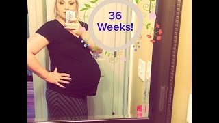 36 WEEKS PREGNANT! (ultrasound and belly shot)