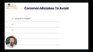 Ace Your Grad Interview Mini Course  - Lesson 3