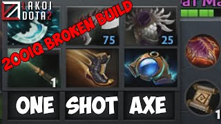 One Shot Axe Broken Build Scepter Aether Lens By Goodwin Lakoi Dota2