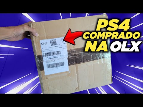 Unboxing PS4 FAT da OLX, Compra segura + entrega