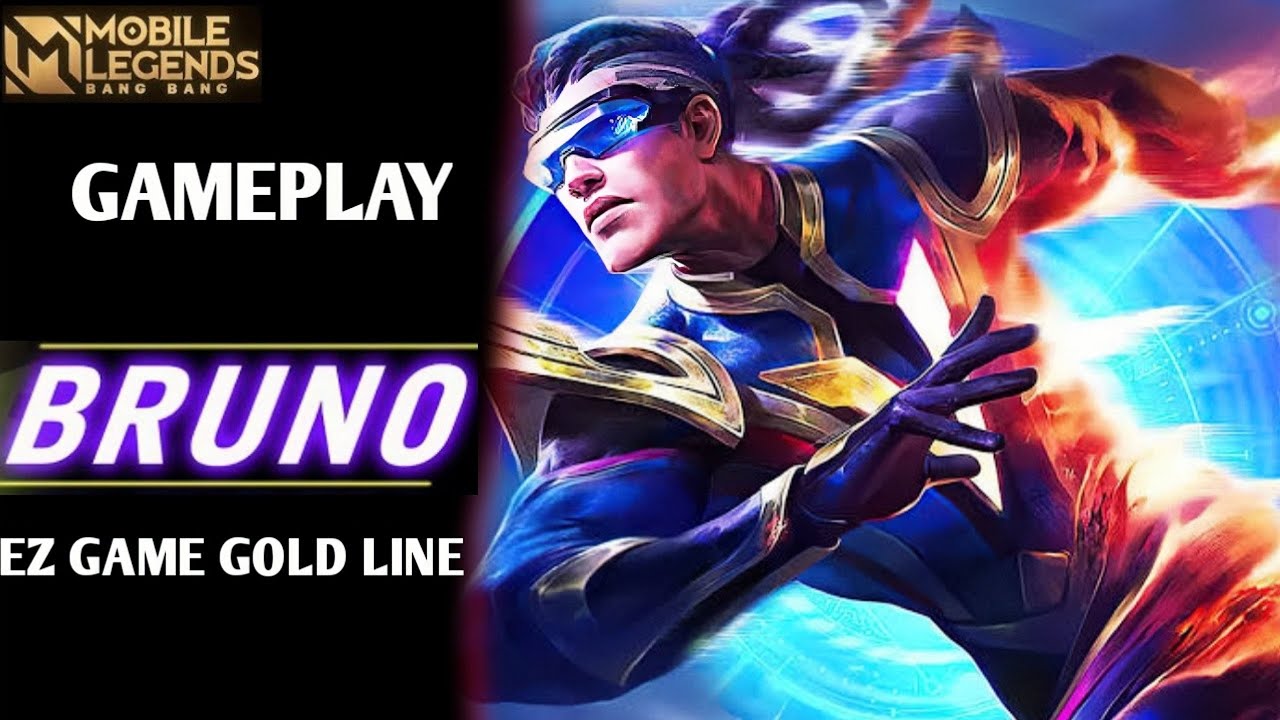 GAMEPLAY BRUNO GOLD LINE!BUAT MM MUSUH FEEDER SAMPAI TIDAK MAU KELUAR TURET-mobile legends