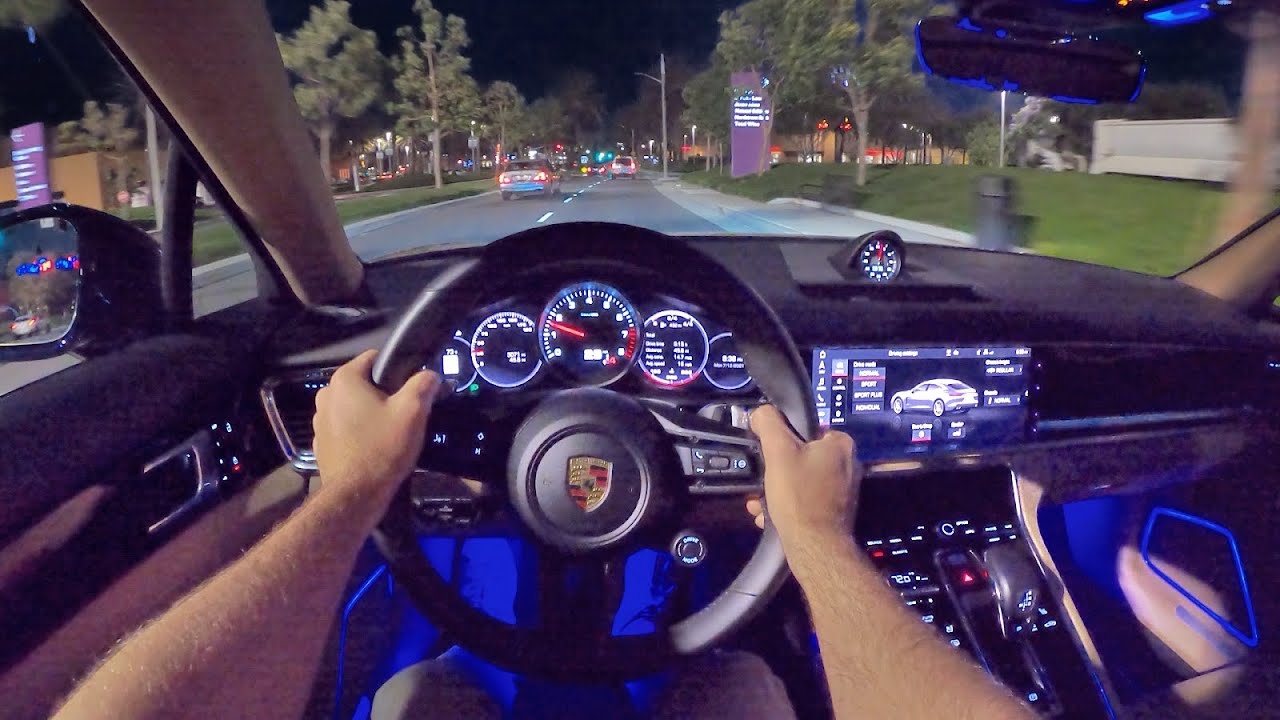 2021 Porsche Panamera Pov Night Drive Audio Asmr You