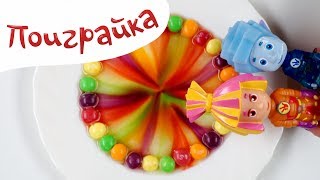 ФИКСИКИ и ОПЫТЫ с водой - Лаборатория Нолика - Fixiki развивающее видео - Поиграйка с Катей