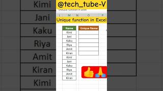 UNIQUE function in excel | UNIQUE formula in excel | Relative Reference In excel | excel interview