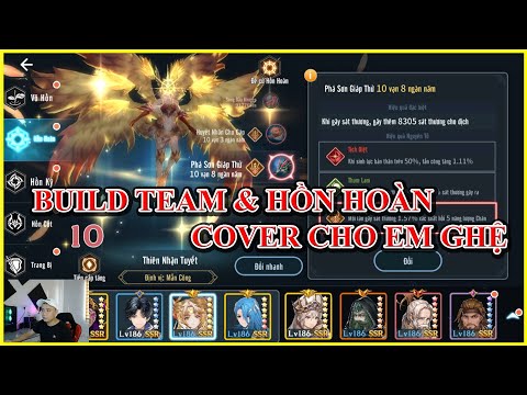 Hướng dẫn build team lắp hồn hoàn cover cho con ghệ Thiên Sứ Thần leo đấu hồn ngon nhất | Nam MG