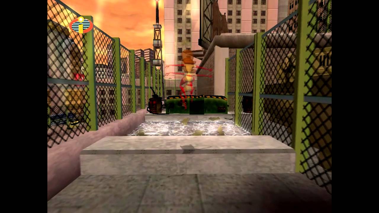 The Incredibles Video Game Walkthrough Part 2 - Skyline Stretch