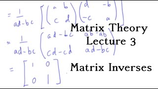 Matrix Inverses (Matrix Theory 3)