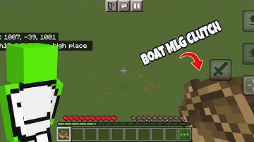 Boat MLG Clutch with New Controls | Minecraft PE 1.19