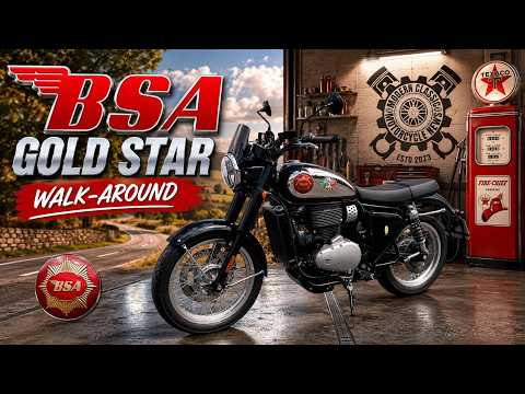 Classic British Styling Meets Modern Engineering | BSA Gold Star Detailed Look