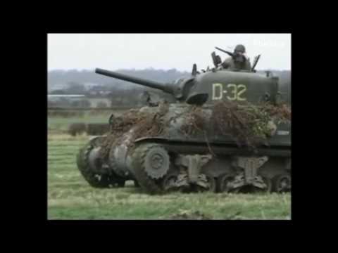 World War II Tanks in Motion - Sherman Pzkpfw IV T34/76 Panther StuG T34/85 Tiger KV1 ...