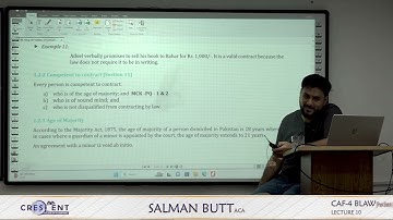 CAF 4 Post Batch Sir Salman Butt Lecture 10