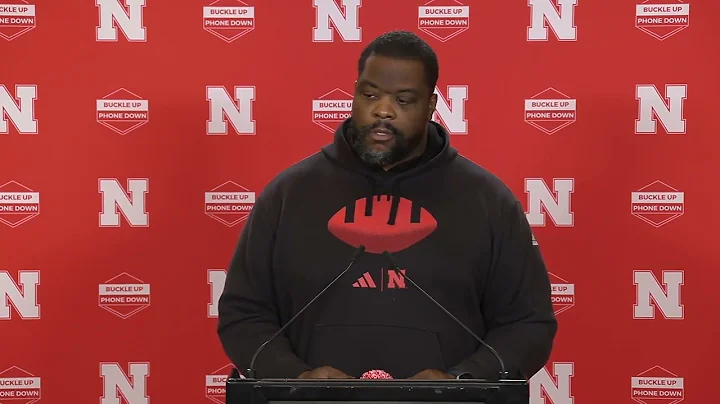Nebraska D-Line coach Terrance Knighton spring practice 2024