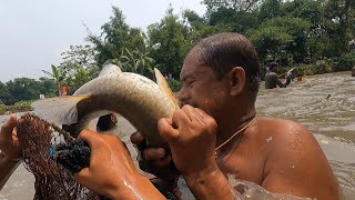 Catching Big Fish In Traditional Fishing Competition In Pond | Amazing Fishing Video