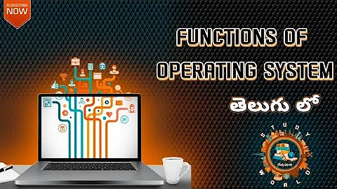 Functions of an Operating system In Telugu #functionsofoperatingsystem
