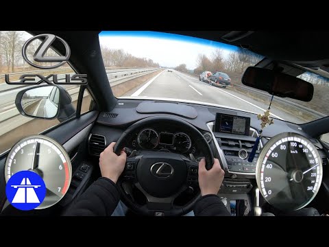 LEXUS NX200t 238HP TOP SPEED ON GERMAN AUTOBAHN [TEST DRIVE 4K] MAX ACCELERATION