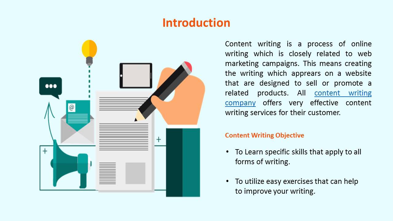 Benefits of content writing services Benefits of content writing services