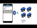Control 4 Servo from Bluetooth using Android App (Creative Electronics)