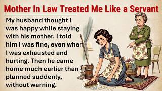 My Mother In Law Treated Me Like a Servant_ Learn English With Story 🔥 ||Graded Reader📚 News