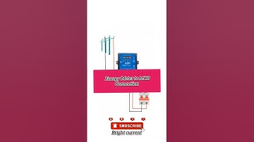 Energy Meter to MCB Connection | Meter connection #electrical #viral #shorts
