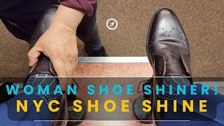 Womans Touch Allen Edmonds Cordovan Shine Nyc Shoe Shine