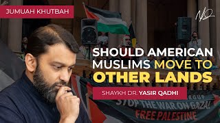 The Responsibilities of American Muslims In Light of The Gaza Genocide | Khutbah By Yasir Qadhi by Yasir Qadhi 48,465 views 9 days ago 26 minutes