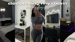 decorating my new room : whole new aesthetic (moving vlog ep. 3)