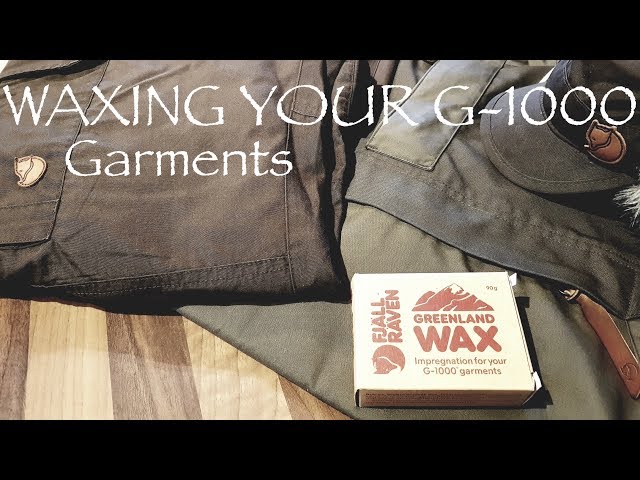 Waxing your Fjallraven G-1000 Garments (AND other cotton outdoor gear)