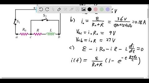 Consider the following circuit diagram in which the switch is closed in the vertical position until…