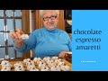Italian Chocolate Amaretti - Almond Cookies:  (e49)