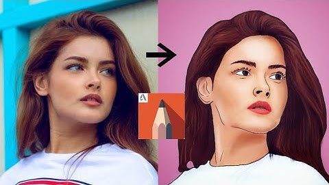 Autodesk Sketchbook Editing Paint  (Speed Painting) [how to edit vector art in Autodesk Sketchbook]