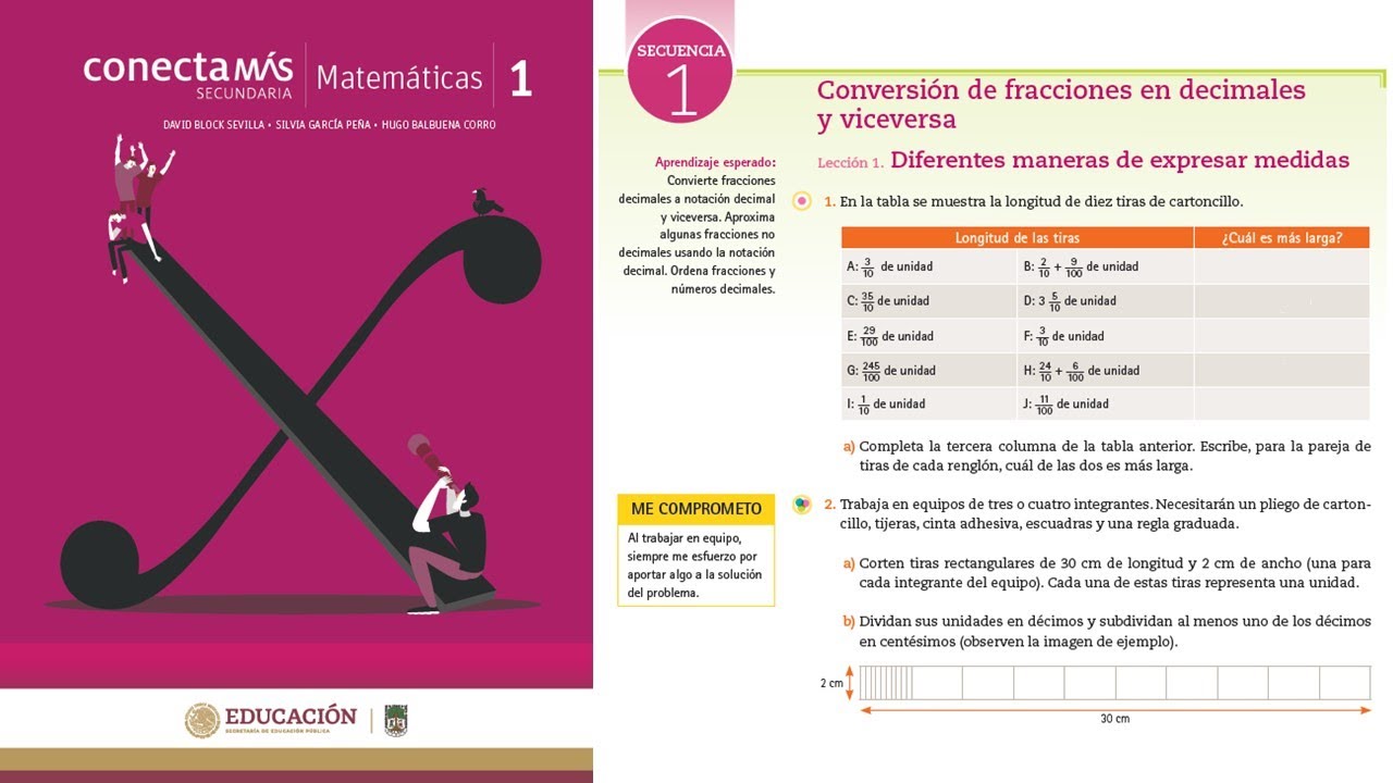 Lección 1: Diferentes maneras de expresar medidas |Pág 16 y 17