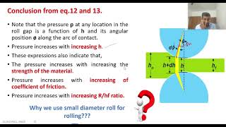Lecture 7 Module 3 #Rollforce #Torque #frictionHill #KTU MET204 #ManufacturingProcess