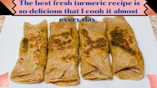 The best fresh turmeric recipe, so delicious that I cook it almost every day Stuffed turmeric bake