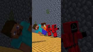 Herobrine Vs Doll Wall Climbing Challenge Squid Game