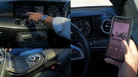 How to play music from a mobile through the bluetooth audio system in a 2019 Mercedes Benz E Class 3