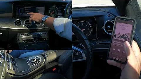 How to play music from a mobile through the bluetooth audio system in a 2019 Mercedes Benz E Class 3