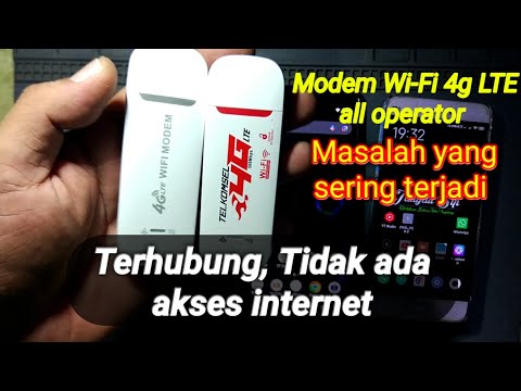 Cara Mengatasi Modem Wi-Fi 4g LTE All Operator Tidak Tersambung Internet