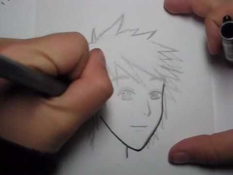 How To Draw Manga Hair Simple Male Hairstyle