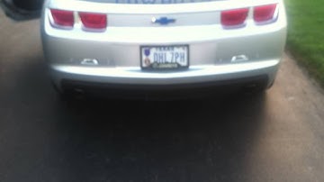 2011 camaro 1lt muffler delete with pipes