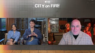 Chase Sui Wonders & Wyatt Oleff Interview - City on Fire (Apple TV +)