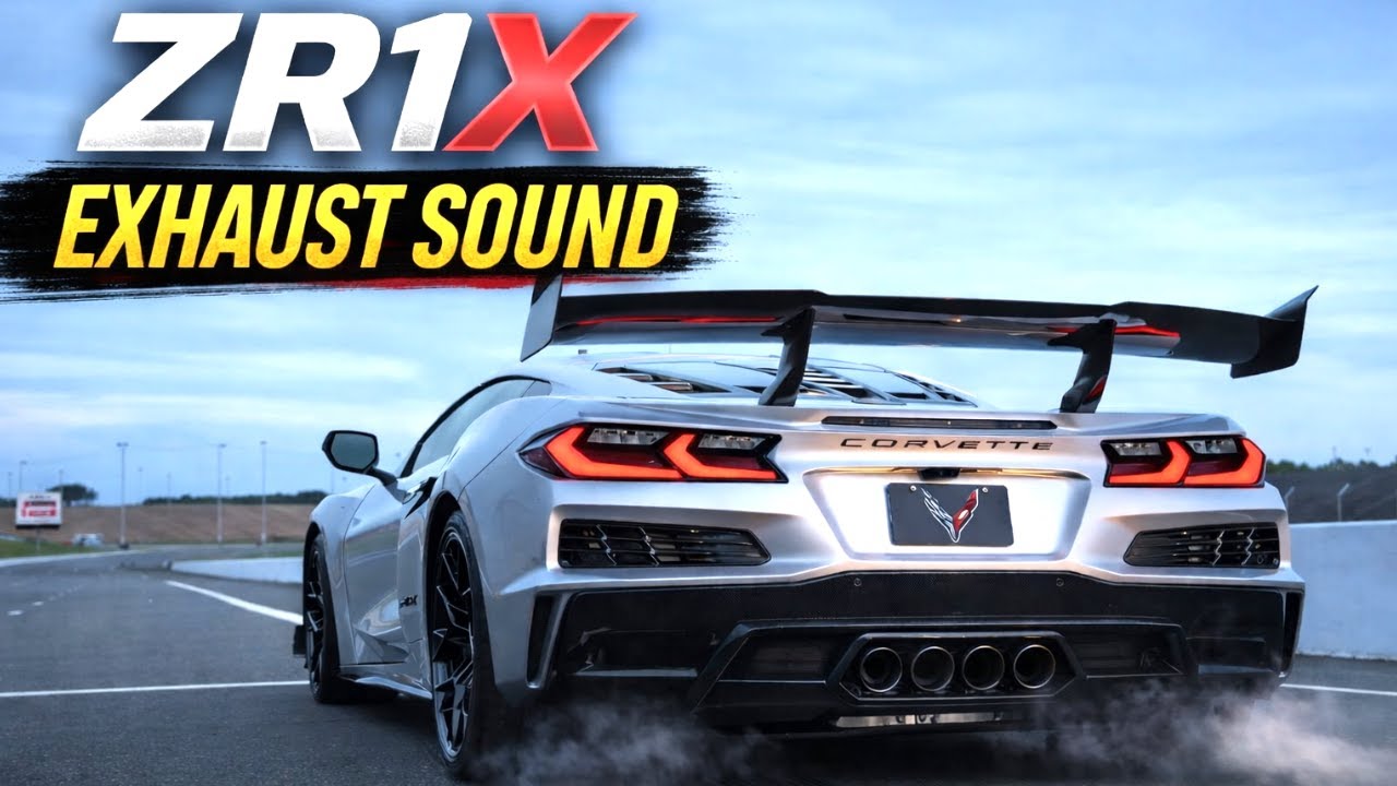 2026 Corvette ZR1X Exhaust Sound and 1250 HP Hybrid Power Is