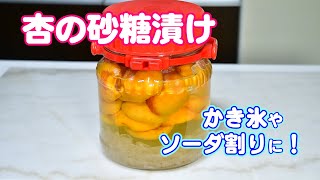 杏の砂糖漬け 氷砂糖で半分に割った杏の実をつけるだけ！ｗ【無添加本格レシピ！特選男の料理】