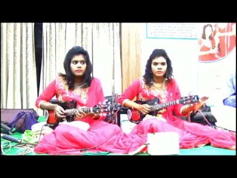 Mahaganapathim with Rhythm, Tabala and Mridangam by Mandolin Sisters Sreeusha &amp; Sireesha