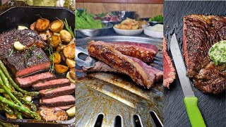 Ultimate ASMR Dining Experience: Tender Meat & Flavorful Veggie Medley | #ASMR