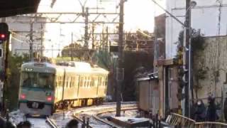 京阪 石山坂本線 700形 701-702編成 80型復刻塗装車 滋賀里駅 京阪膳所駅 20170124
