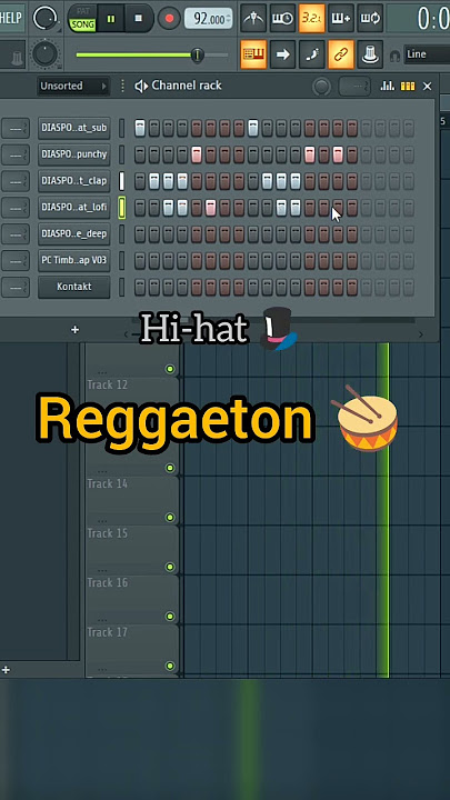 How To Make REGGAETON BEATS IN FL STUDIO 21 #SHORTS